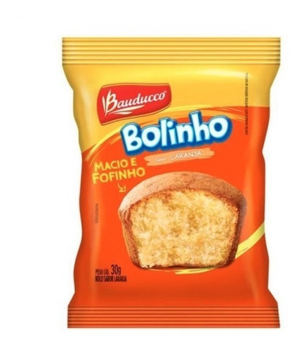 Bolinho Laranja Bauducco 14 Unidades De 30 Grs.