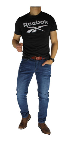 Imagen 7 de 7 de Jeans Hombre Elasticados Slim Azul