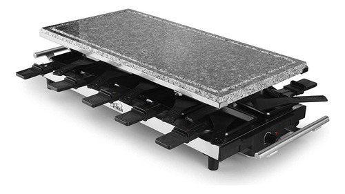 Raclette elétrica Arestia, aço inoxidável, grande, 1500w