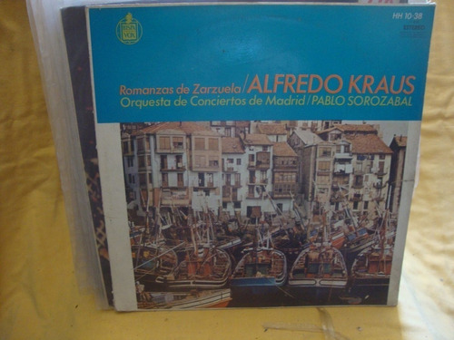 Vinilo Alfredo Kraus Orquesta Concierto De Madrid Es1