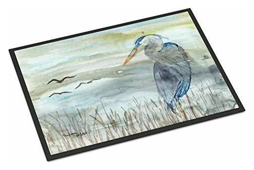 Caroline S Treasures Sc2007mat Blue Heron Tapete De Acu...