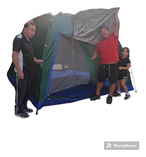 Carpa 6 Personas Impermeable 280x280x210