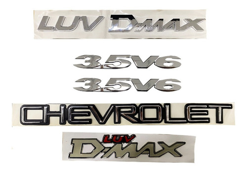 Letra Emblema Luv Dmax Chevrolet 3.5 V6