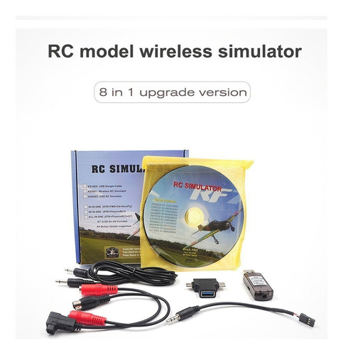 Startrc 8-en-1 Rc Simulador De Vuelo Simulador Inalámbrico P