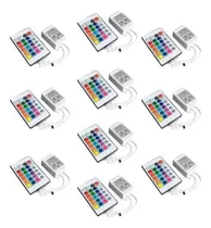 Comprar Controladora Tira Led Rgb X10 24 Teclas Control Remoto 5050