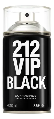 Carolina Herrera 212 Vip Men Black - Body Spray 250ml Blz Única