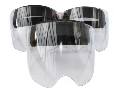 Careta Mascara Visor Protección Médica Antifluido Liviana X3