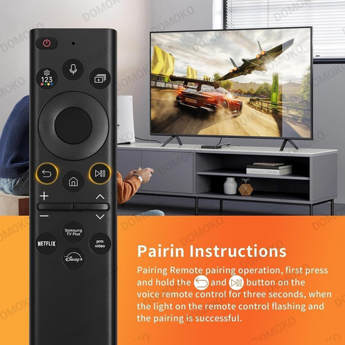 Control Remoto Solar Para Pantalla Smart Tv Samsung 4k 8k