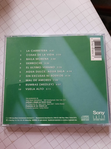 Julio Iglesias - La Carretera. Cd - Primera Edicion