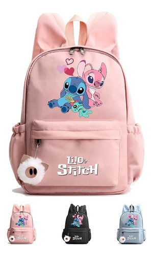 Mochila Disney-lilo And Stitch Para Niñas Y Niños, Mochilas Escolares Informales, Bonita Mochila Para Estudiantes Adolescentes