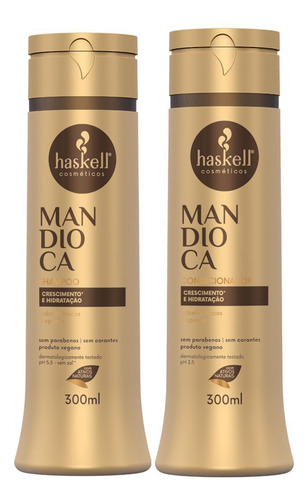 Kit Sh Cond 300ml Haskell Mandioca