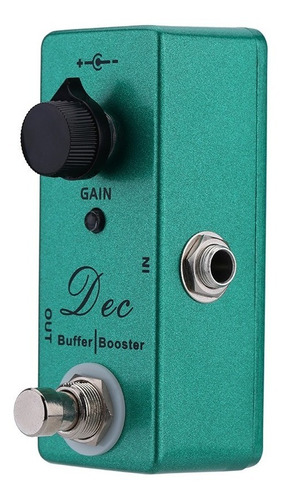 Dec Buffer Booster Guitarra Pedal Mini nico Efeito Com