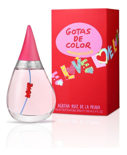Perfume Agatha Ruiz De La Prada Gotas Love Edt 100ml Febo