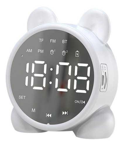 Reloj Despertador Inteligente Con Audio, Altavoz Bluetooth I