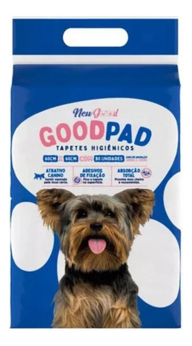 Tapete Higienico Good Pad P/ Cães E Gatos 60x60 Cm Com 30 Un