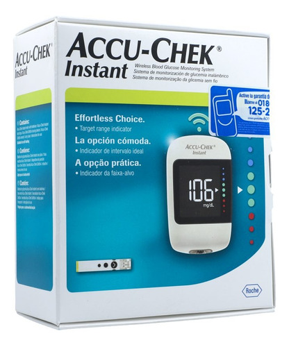 Glucometro Accu Check Instant Bluetooth Kit X 4