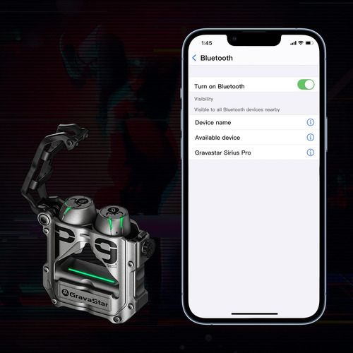 Gravastar Sirius Pro True Auriculares Inalámbricos Verde