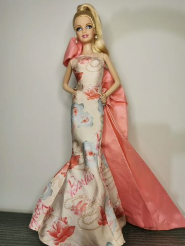 Muñeca Barbie Rose Splendor Edicion Avon Collector (Usado)