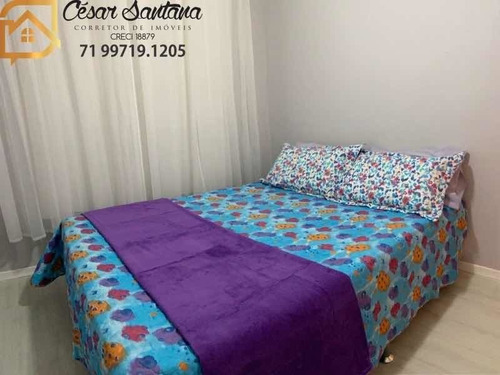Imagem 10 de 14 de Alugo Excelente Apartamento Nascente 3/4 Sendo (01 Suíte) Varanda Gourmet - Paralela Ap02279