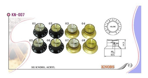 Perilla Volumen Sombrero Sambong Kn007vc Cromado