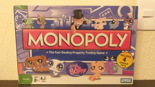 Monopoly Littles Petshop, 2008, Sin Abrir Celofan De Fabrica