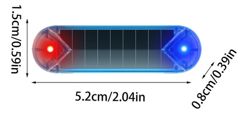 Luces Solares Antirrobo Para Coche Luz De Advertencia Solar