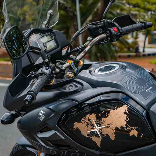 Imagem 5 de 10 de Moto Suzuki V-strom 1000 Cor Preta Ano 2018