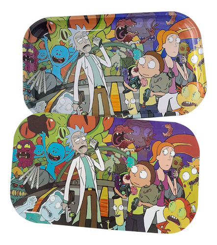 Bandeja Para Enrolar Mad Rick And Morty (a37)