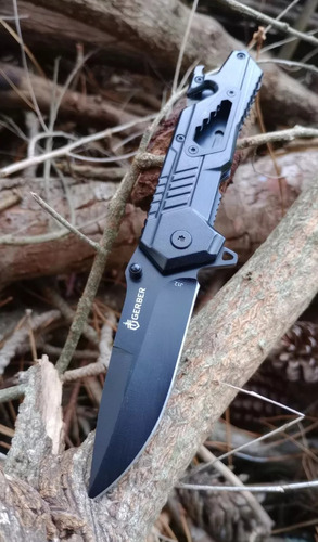 Navaja Tactica Gerber Multi Tool Corta Cinturon Negro