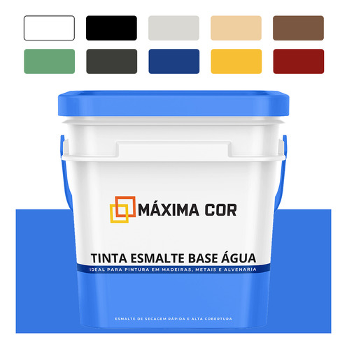 Tinta Esmalte Base Água Máximacor Premium 3,6l