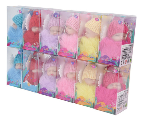 Llavero For Muñeca, Bebé Dormido, A La Moda, Niña, 12 Pieza