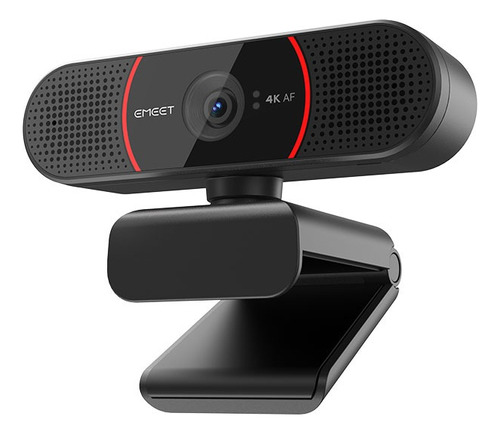 Webcam Camera Emeet C960 4k/8mp Uhd Con 2mics Y Autofoco Color Negro