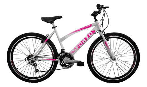 Bicicleta Dama Rin 26 Doble Pared 18 Cambios Color Blanco