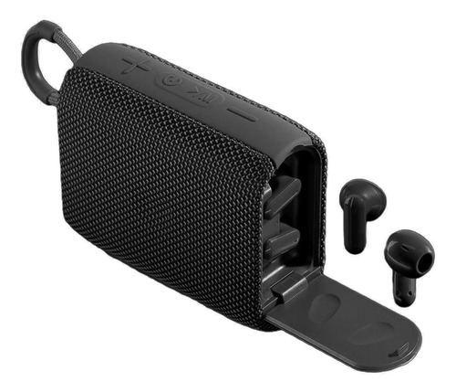 Bocina Bluetooth Portatil Con Audifonos Inalambricos 2 En 1 