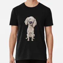 Comprar Remera Perro Weimaraner 2 De Dibujos Animados Algodon Premiu