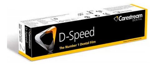 Película Intraoral D-speed 100u Carestream Rx Odontología