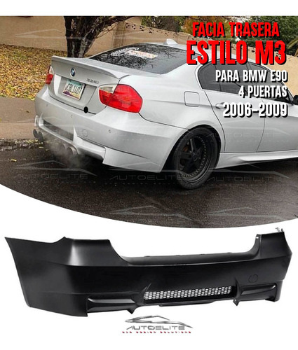 Imagen 2 de 9 de Facia Trasera Bmw Serie 3 E90 Tipo M3 320 330 335 2006-2009