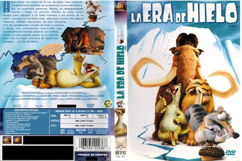 Película Dvd La Era De Hielo Ice Age Nuevo Original Sellado