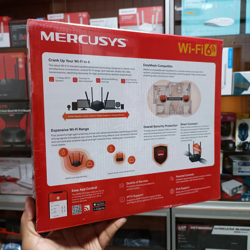 Router Mercusys Mr60x Gigabit Wifi6 Ax1500 Doble Banda Mesh
