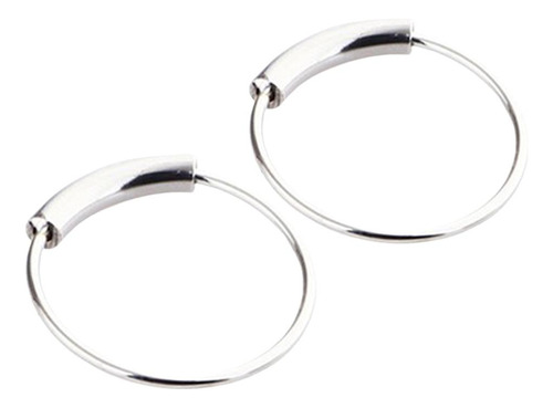 3 Joyería De Piercing De Nariz 10 Mm De Plata
