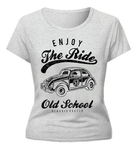 Remera Auto Beetle Diseño Exclusivo Dama