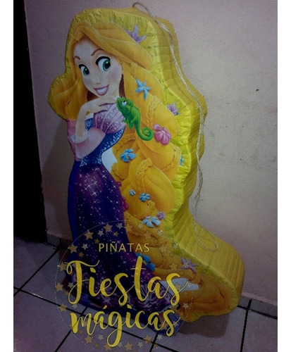 Princesa Rapunzel Con Flores Piñata | Envío gratis