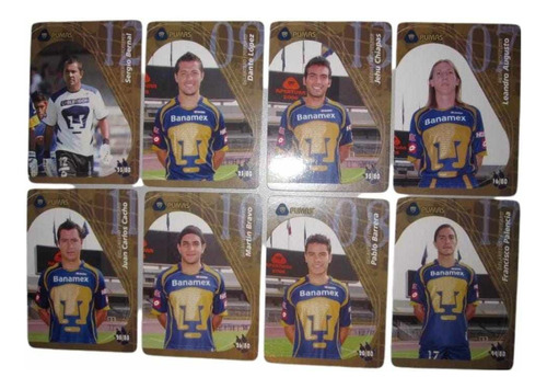 Tarjetas Imagics Del Club Pumas Set Completo