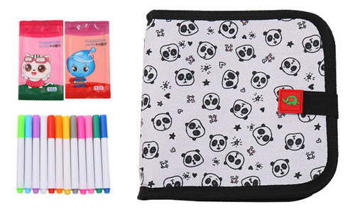 Juego De Libros De Borrables, Libro De Dibujo Para Panda