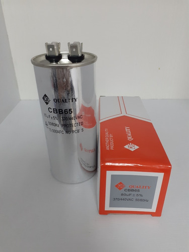 Imagen 3 de 10 de Capacitor De Marcha De 1 A 80 Mf Ventilador Aire Acondiciona