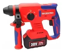 Comprar Rotopercutor A Batería Workpro 22mm 20v 4a + Accesorios Azul Y Rojo 50\u002F60hz