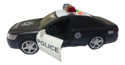 Carro De Polícia Com Som E Luzes Realista Bbr Toys