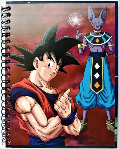 Cuaderno Grande Dragon Ball Super Goku Jiren 80 Hojas