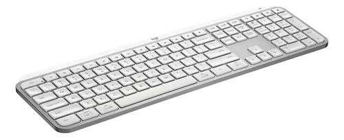 Teclado Logitech Mx Keys S Mult Usb Cinza Claro - 920-011564 Branco Inglês Us