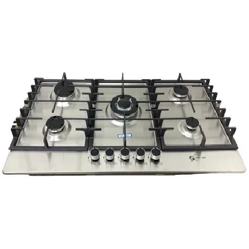 Encimera A Gas Inox Con Chispero Cocina 5 Platos Cocina